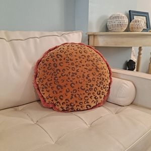Opalhouse Round Leopard Pillow